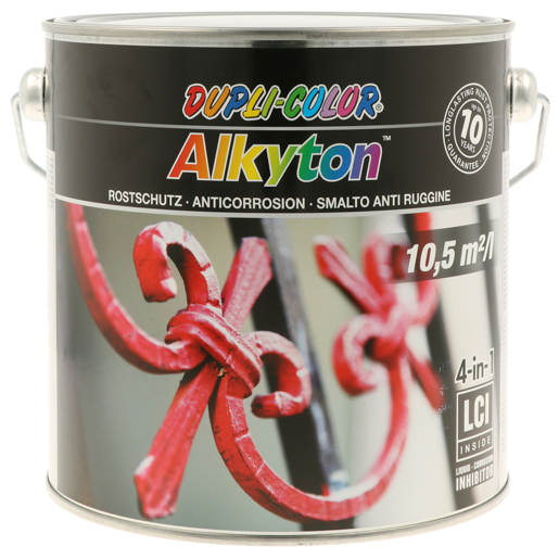 Dupli Color Alkyton Streichlack 2,5 lt 365997 RAL 9006 seidenmatt